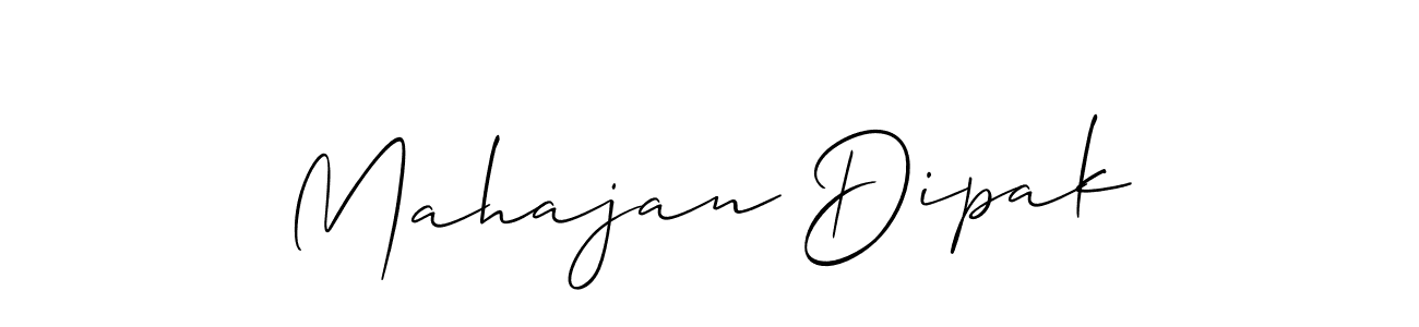 This is the best signature style for the Mahajan Dipak name. Also you like these signature font (Allison_Script). Mix name signature. Mahajan Dipak signature style 2 images and pictures png