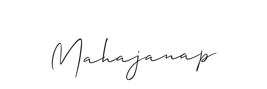 Allison_Script is a professional signature style that is perfect for those who want to add a touch of class to their signature. It is also a great choice for those who want to make their signature more unique. Get Mahajanap name to fancy signature for free. Mahajanap signature style 2 images and pictures png