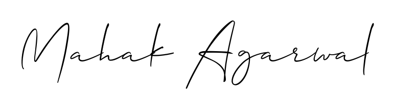 Turn your name Mahak Agarwal into a signature brand with Allison_Script styling. Download in standard PNG or transparent format anytime. Mahak Agarwal signature style 2 images and pictures png