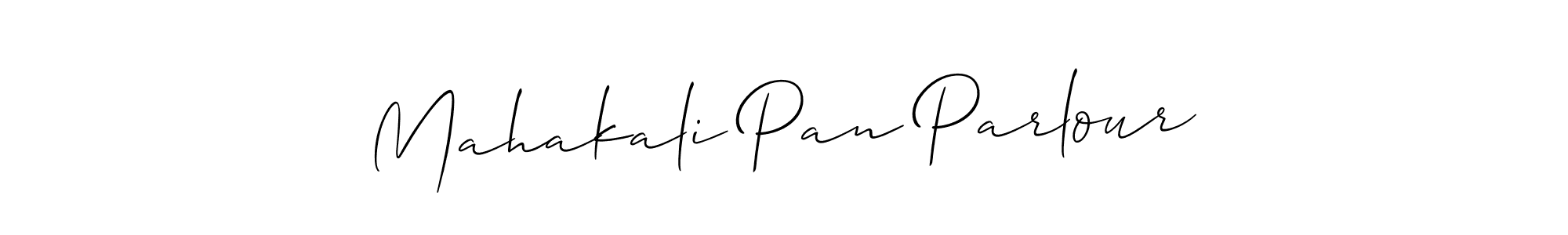 Check out images of Autograph of Mahakali Pan Parlour name. Actor Mahakali Pan Parlour Signature Style. Allison_Script is a professional sign style online. Mahakali Pan Parlour signature style 2 images and pictures png