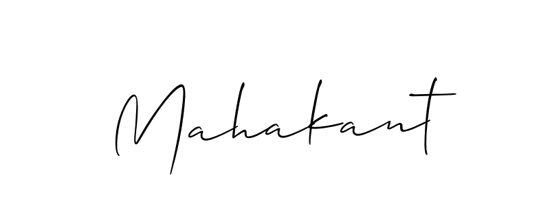 Create a beautiful signature design for name Mahakant. With this signature (Allison_Script) fonts, you can make a handwritten signature for free. Mahakant signature style 2 images and pictures png