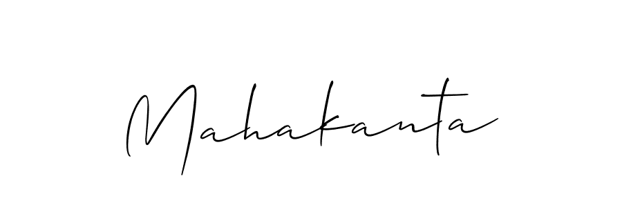 Mahakanta stylish signature style. Best Handwritten Sign (Allison_Script) for my name. Handwritten Signature Collection Ideas for my name Mahakanta. Mahakanta signature style 2 images and pictures png