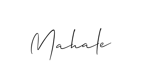 Also we have Mahale name is the best signature style. Create professional handwritten signature collection using Allison_Script autograph style. Mahale signature style 2 images and pictures png