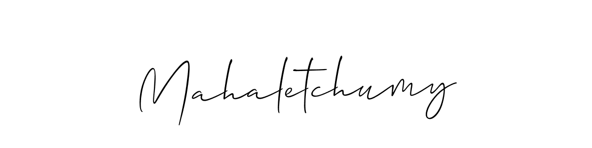 Make a beautiful signature design for name Mahaletchumy. Use this online signature maker to create a handwritten signature for free. Mahaletchumy signature style 2 images and pictures png