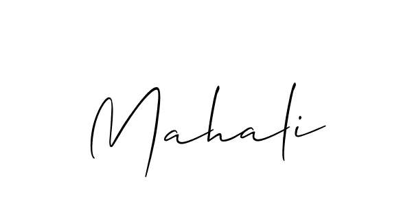 The best way (Allison_Script) to make a short signature is to pick only two or three words in your name. The name Mahali include a total of six letters. For converting this name. Mahali signature style 2 images and pictures png