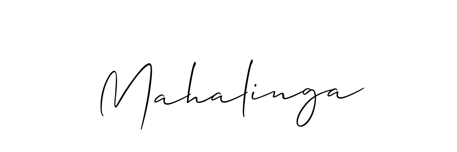 Mahalinga stylish signature style. Best Handwritten Sign (Allison_Script) for my name. Handwritten Signature Collection Ideas for my name Mahalinga. Mahalinga signature style 2 images and pictures png