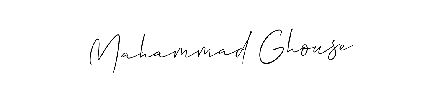 Mahammad Ghouse stylish signature style. Best Handwritten Sign (Allison_Script) for my name. Handwritten Signature Collection Ideas for my name Mahammad Ghouse. Mahammad Ghouse signature style 2 images and pictures png