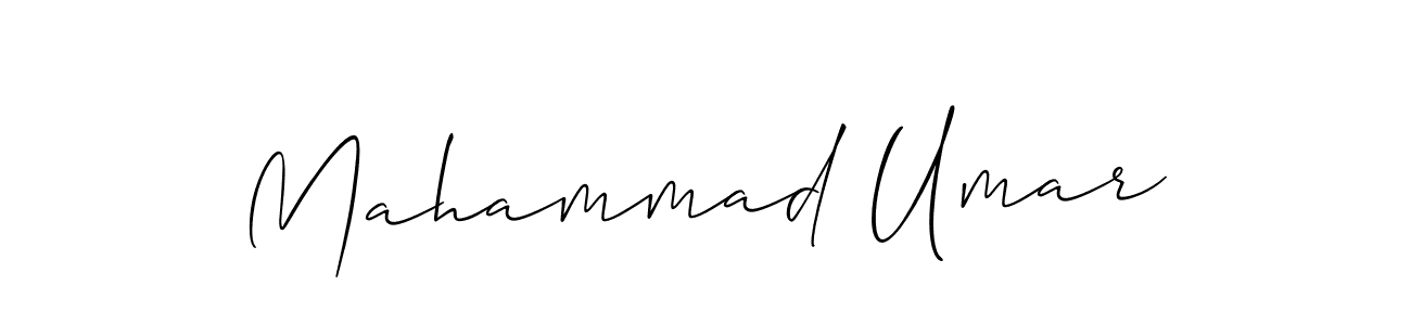 You should practise on your own different ways (Allison_Script) to write your name (Mahammad Umar) in signature. don't let someone else do it for you. Mahammad Umar signature style 2 images and pictures png