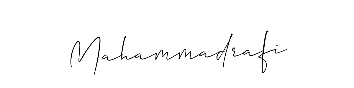 How to Draw Mahammadrafi signature style? Allison_Script is a latest design signature styles for name Mahammadrafi. Mahammadrafi signature style 2 images and pictures png
