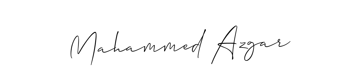 This is the best signature style for the Mahammed Azgar name. Also you like these signature font (Allison_Script). Mix name signature. Mahammed Azgar signature style 2 images and pictures png