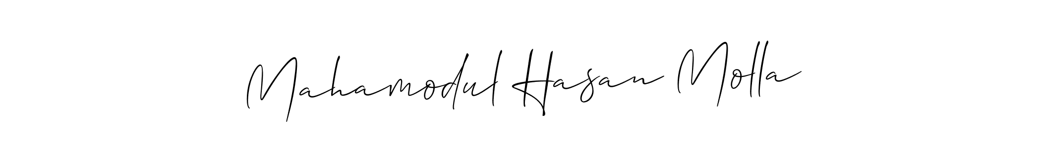 You can use this online signature creator to create a handwritten signature for the name Mahamodul Hasan Molla. This is the best online autograph maker. Mahamodul Hasan Molla signature style 2 images and pictures png