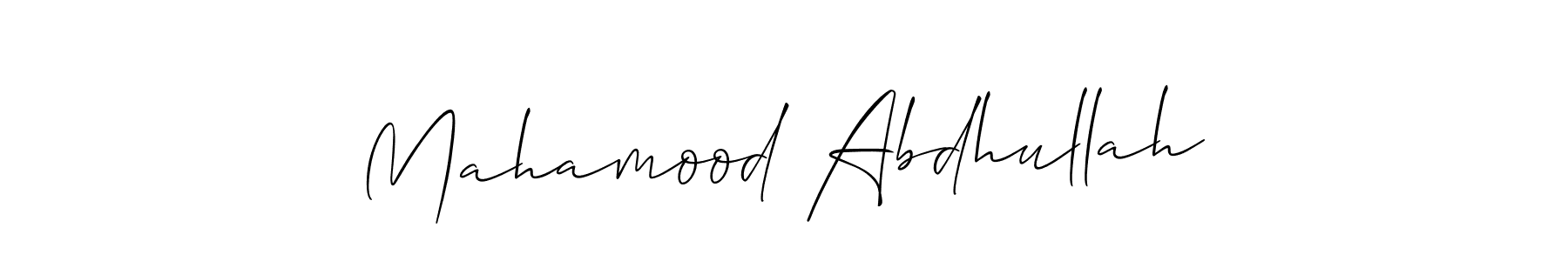 Make a beautiful signature design for name Mahamood Abdhullah. Use this online signature maker to create a handwritten signature for free. Mahamood Abdhullah signature style 2 images and pictures png