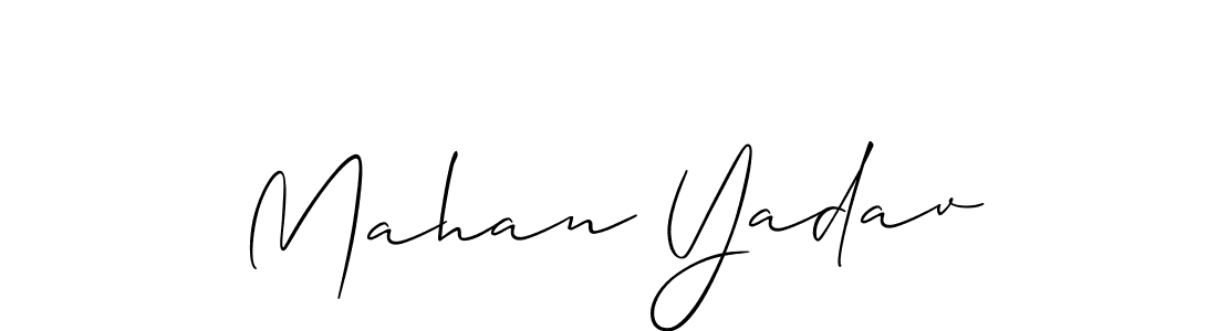 This is the best signature style for the Mahan Yadav name. Also you like these signature font (Allison_Script). Mix name signature. Mahan Yadav signature style 2 images and pictures png