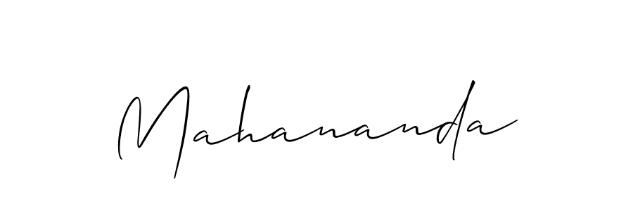 Once you've used our free online signature maker to create your best signature Allison_Script style, it's time to enjoy all of the benefits that Mahananda name signing documents. Mahananda signature style 2 images and pictures png