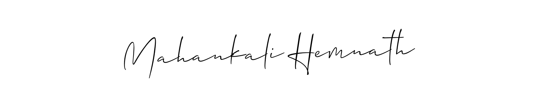 Best and Professional Signature Style for Mahankali Hemnath. Allison_Script Best Signature Style Collection. Mahankali Hemnath signature style 2 images and pictures png