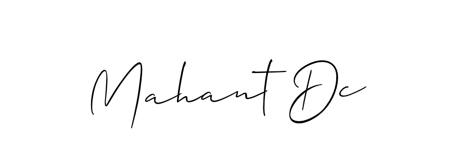 Once you've used our free online signature maker to create your best signature Allison_Script style, it's time to enjoy all of the benefits that Mahant Dc name signing documents. Mahant Dc signature style 2 images and pictures png