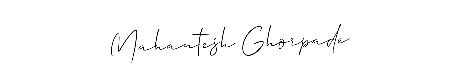 Make a beautiful signature design for name Mahantesh Ghorpade. Use this online signature maker to create a handwritten signature for free. Mahantesh Ghorpade signature style 2 images and pictures png