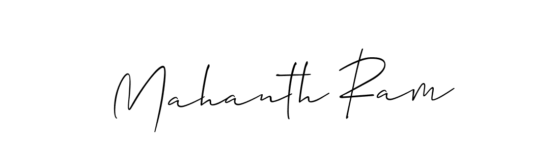 Make a short Mahanth Ram signature style. Manage your documents anywhere anytime using Allison_Script. Create and add eSignatures, submit forms, share and send files easily. Mahanth Ram signature style 2 images and pictures png