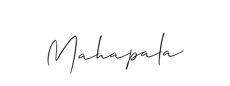 Also we have Mahapala name is the best signature style. Create professional handwritten signature collection using Allison_Script autograph style. Mahapala signature style 2 images and pictures png