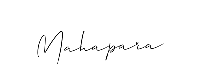 Similarly Allison_Script is the best handwritten signature design. Signature creator online .You can use it as an online autograph creator for name Mahapara. Mahapara signature style 2 images and pictures png