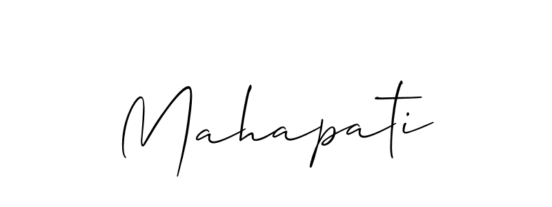 Allison_Script is a professional signature style that is perfect for those who want to add a touch of class to their signature. It is also a great choice for those who want to make their signature more unique. Get Mahapati name to fancy signature for free. Mahapati signature style 2 images and pictures png