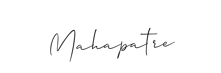 Similarly Allison_Script is the best handwritten signature design. Signature creator online .You can use it as an online autograph creator for name Mahapatre. Mahapatre signature style 2 images and pictures png