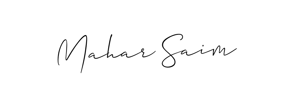 Here are the top 10 professional signature styles for the name Mahar Saim. These are the best autograph styles you can use for your name. Mahar Saim signature style 2 images and pictures png