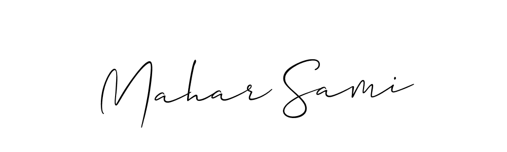 Here are the top 10 professional signature styles for the name Mahar Sami. These are the best autograph styles you can use for your name. Mahar Sami signature style 2 images and pictures png