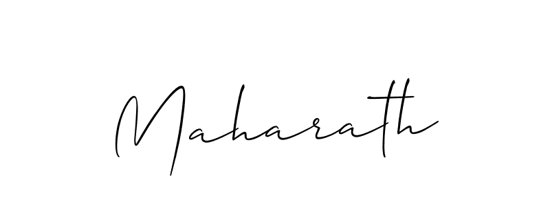 Also we have Maharath name is the best signature style. Create professional handwritten signature collection using Allison_Script autograph style. Maharath signature style 2 images and pictures png