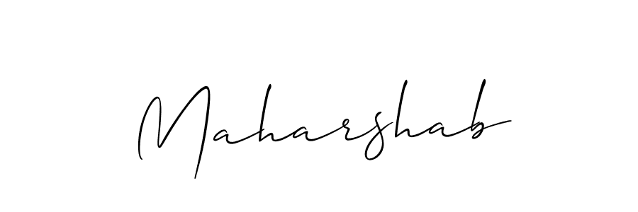 It looks lik you need a new signature style for name Maharshab. Design unique handwritten (Allison_Script) signature with our free signature maker in just a few clicks. Maharshab signature style 2 images and pictures png