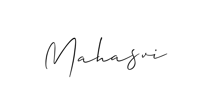 Design your own signature with our free online signature maker. With this signature software, you can create a handwritten (Allison_Script) signature for name Mahasvi. Mahasvi signature style 2 images and pictures png