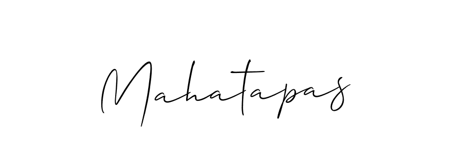 if you are searching for the best signature style for your name Mahatapas. so please give up your signature search. here we have designed multiple signature styles  using Allison_Script. Mahatapas signature style 2 images and pictures png