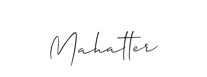 Check out images of Autograph of Mahatter name. Actor Mahatter Signature Style. Allison_Script is a professional sign style online. Mahatter signature style 2 images and pictures png