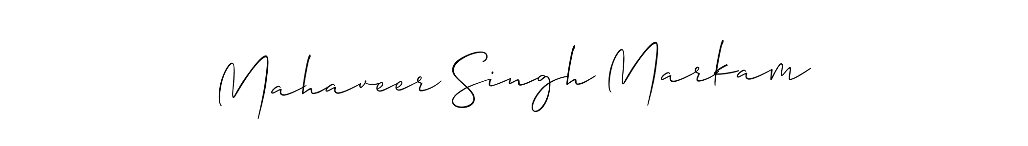 How to make Mahaveer Singh Markam signature? Allison_Script is a professional autograph style. Create handwritten signature for Mahaveer Singh Markam name. Mahaveer Singh Markam signature style 2 images and pictures png