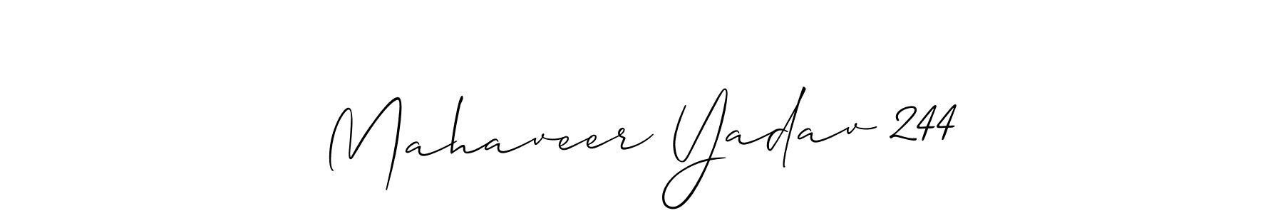 You should practise on your own different ways (Allison_Script) to write your name (Mahaveer Yadav 244) in signature. don't let someone else do it for you. Mahaveer Yadav 244 signature style 2 images and pictures png