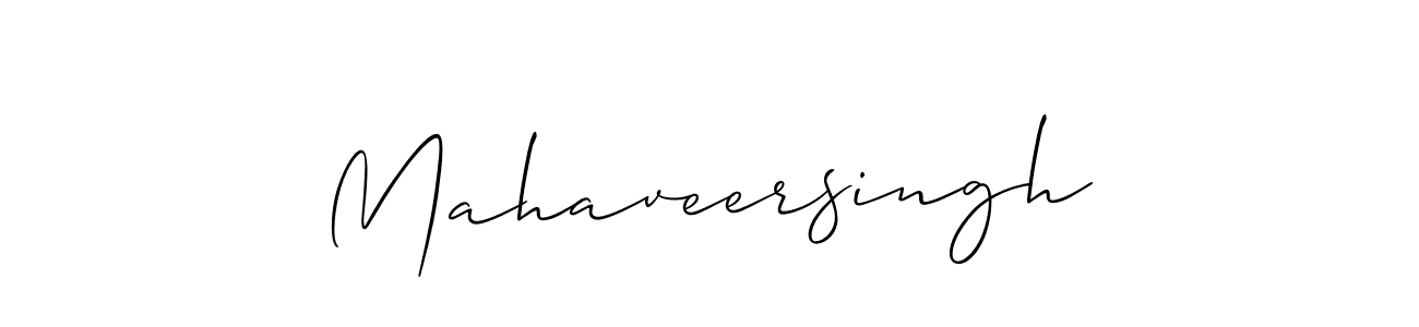 Make a beautiful signature design for name Mahaveersingh. With this signature (Allison_Script) style, you can create a handwritten signature for free. Mahaveersingh signature style 2 images and pictures png