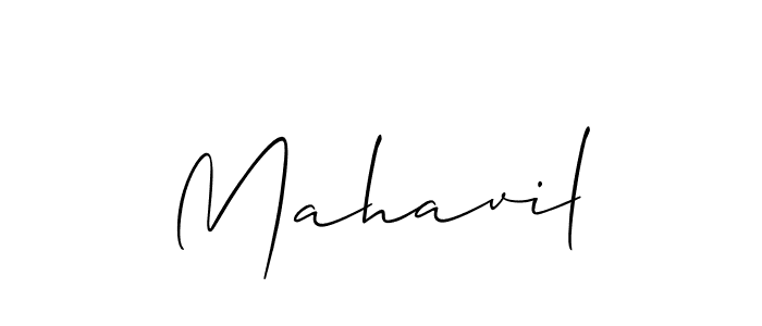 Also we have Mahavil name is the best signature style. Create professional handwritten signature collection using Allison_Script autograph style. Mahavil signature style 2 images and pictures png