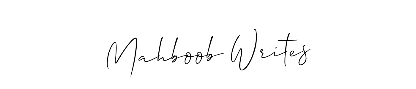 Check out images of Autograph of Mahboob Writes name. Actor Mahboob Writes Signature Style. Allison_Script is a professional sign style online. Mahboob Writes signature style 2 images and pictures png