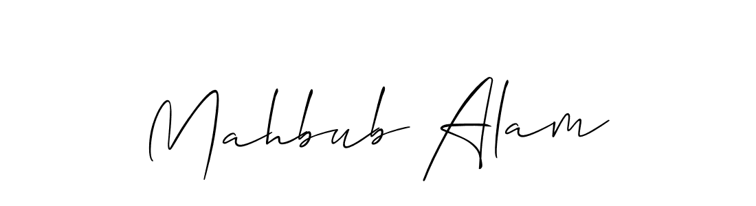 Design your own signature with our free online signature maker. With this signature software, you can create a handwritten (Allison_Script) signature for name Mahbub Alam. Mahbub Alam signature style 2 images and pictures png