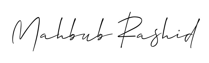 Here are the top professional signature styles for the name Mahbub Rashid. These are the best autograph styles you can use for your name. Mahbub Rashid signature style 2 images and pictures png