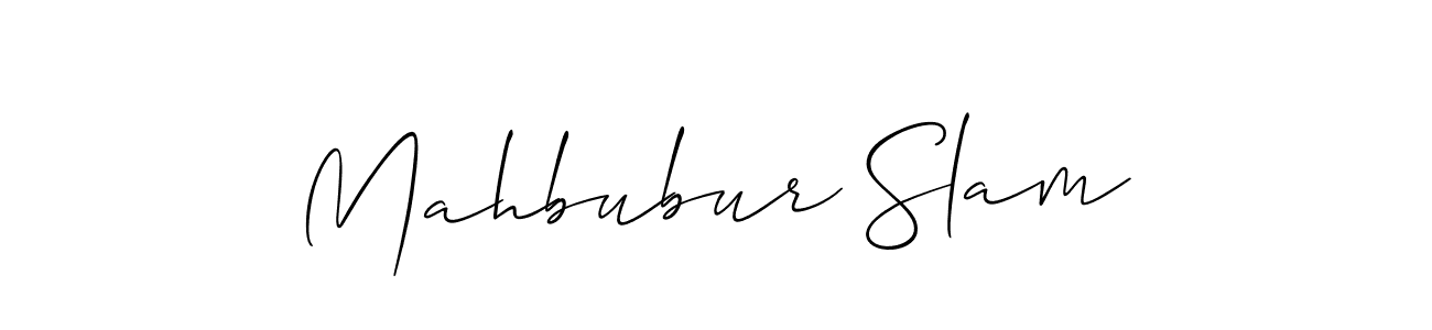 How to Draw Mahbubur Slam signature style? Allison_Script is a latest design signature styles for name Mahbubur Slam. Mahbubur Slam signature style 2 images and pictures png