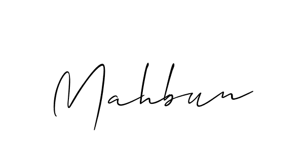 Once you've used our free online signature maker to create your best signature Allison_Script style, it's time to enjoy all of the benefits that Mahbun name signing documents. Mahbun signature style 2 images and pictures png