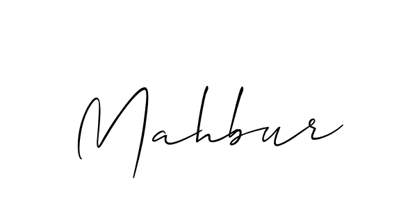How to make Mahbur name signature. Use Allison_Script style for creating short signs online. This is the latest handwritten sign. Mahbur signature style 2 images and pictures png