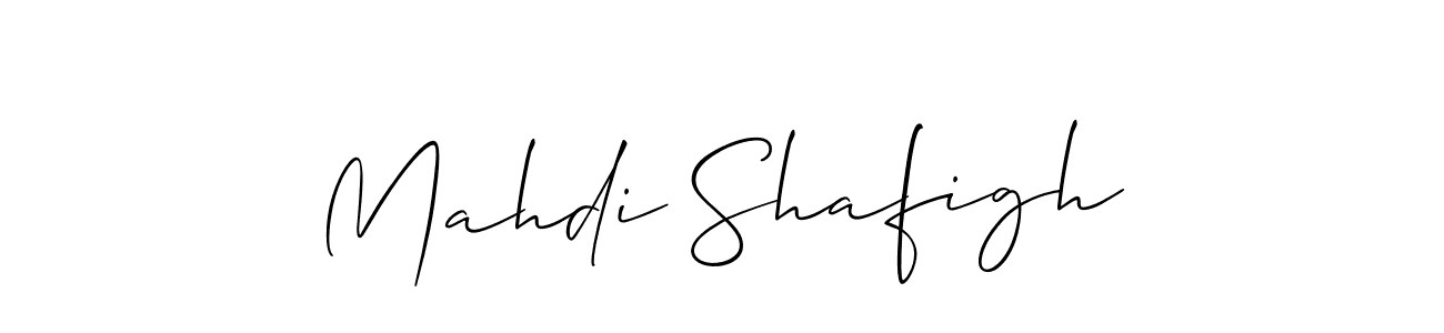 if you are searching for the best signature style for your name Mahdi Shafigh. so please give up your signature search. here we have designed multiple signature styles  using Allison_Script. Mahdi Shafigh signature style 2 images and pictures png