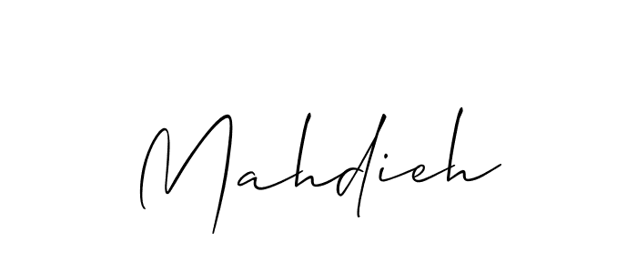 Similarly Allison_Script is the best handwritten signature design. Signature creator online .You can use it as an online autograph creator for name Mahdieh. Mahdieh signature style 2 images and pictures png
