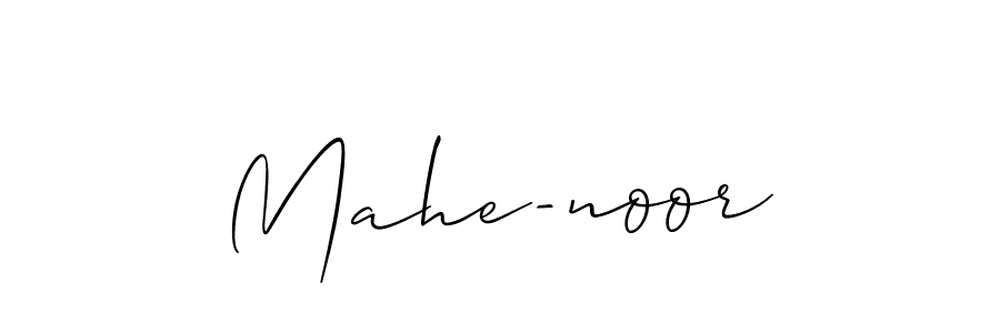 Also You can easily find your signature by using the search form. We will create Mahe-noor name handwritten signature images for you free of cost using Allison_Script sign style. Mahe-noor signature style 2 images and pictures png