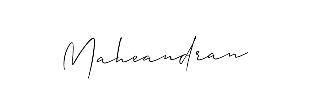 You should practise on your own different ways (Allison_Script) to write your name (Maheandran) in signature. don't let someone else do it for you. Maheandran signature style 2 images and pictures png