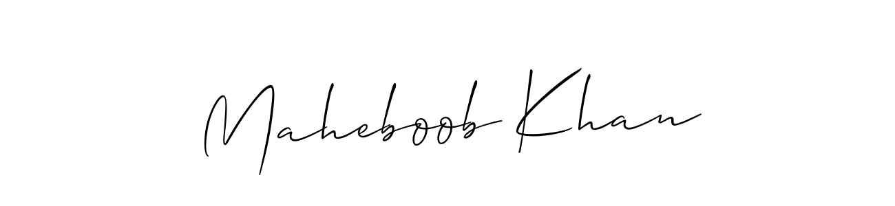 Once you've used our free online signature maker to create your best signature Allison_Script style, it's time to enjoy all of the benefits that Maheboob Khan name signing documents. Maheboob Khan signature style 2 images and pictures png