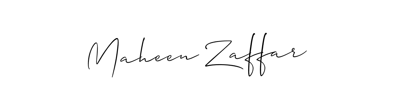 It looks lik you need a new signature style for name Maheen Zaffar. Design unique handwritten (Allison_Script) signature with our free signature maker in just a few clicks. Maheen Zaffar signature style 2 images and pictures png