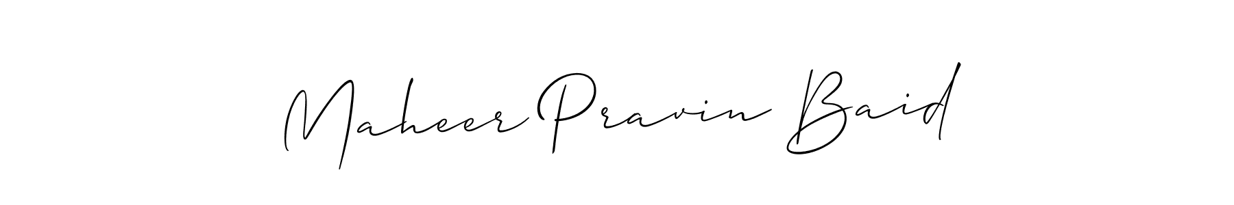 Best and Professional Signature Style for Maheer Pravin Baid. Allison_Script Best Signature Style Collection. Maheer Pravin Baid signature style 2 images and pictures png